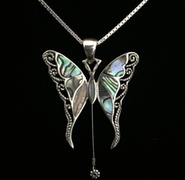 Gregg Allman String Butterfly Necklace